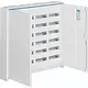 Hager FWB64P opbouwverdeler leeg 288-modulen 950x1050mm 6 rijen van 48 modulen wit