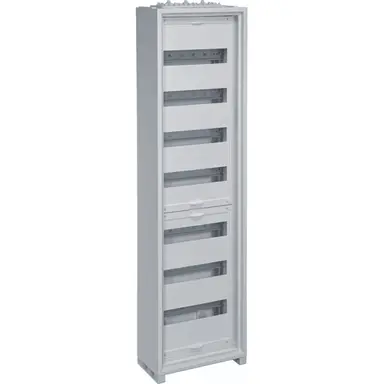 Hager FWB71T1S opbouwverdeler leeg 84-modulen 1100x300mm 7 rijen van 12 modulen wit