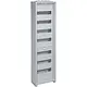 Hager FWB71T1S opbouwverdeler leeg 84-modulen 1100x300mm 7 rijen van 12 modulen wit