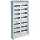 Hager FWB72T1S opbouwverdeler leeg 168-modulen 1100x550mm 7 rijen van 24 modulen wit