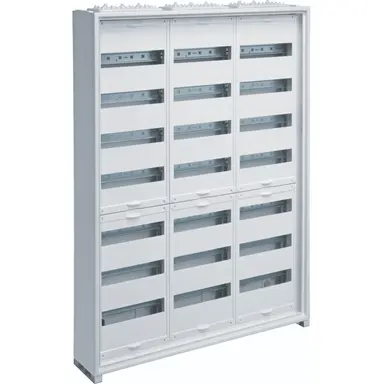Hager FWB73T1S opbouwverdeler leeg 252-modulen 1100x800mm 7 rijen van 36 modulen wit