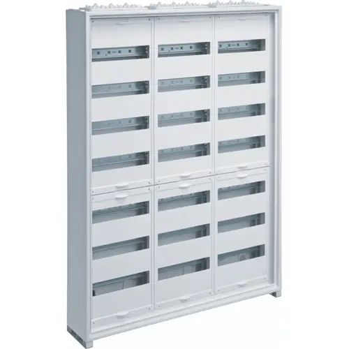 Hager FWB73T1S opbouwverdeler leeg 252-modulen 1100x800mm 7 rijen van 36 modulen wit