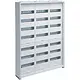 Hager FWB73T1S opbouwverdeler leeg 252-modulen 1100x800mm 7 rijen van 36 modulen wit