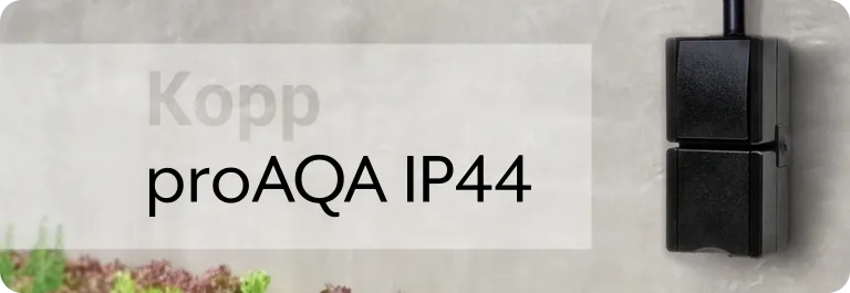 Kopp proAQA IP44 spatwaterdicht opbouw schakelmateriaal