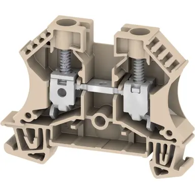 Hager KR100L rijgklem fase 1,5-16mm² schroef DIN 57A beige