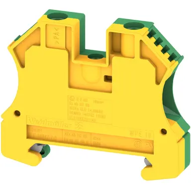 Hager KR100PE rijgklem aarde 1,5-16mm² schroef DIN groen geel