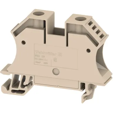 Hager KR160L rijgklem fase 1,5-16mm² schroef DIN 76A beige