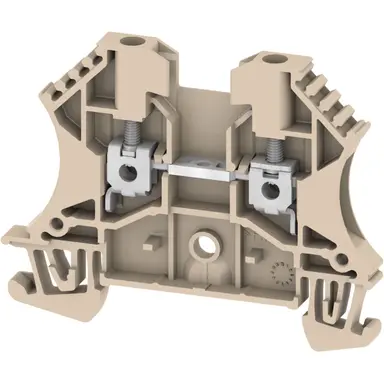 Hager KR025L rijgklem fase 0,5-2,5mm2 schroef DIN 24A beige