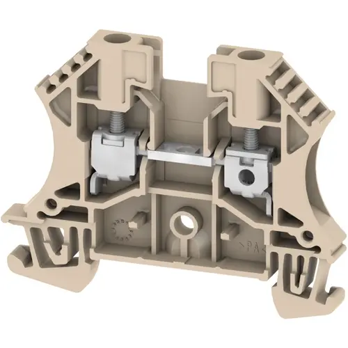 Hager KR040L rijgklem fase 4mm² schroef DIN 32A beige