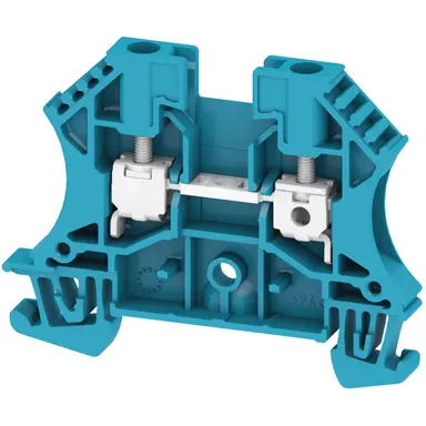 Hager KR040N rijgklem nul 0,5-4mm² schroef DIN 32A blauw