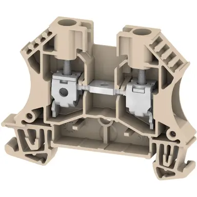Hager KR060L rijgklem fase 0,5-10mm² schroef DIN 41A beige