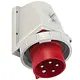 PCE 5252-6KV oopbouw toestelcontactdoos CEE 5-polig 32A 400V 6h rood IP67