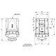 PCE 5252-6KV oopbouw toestelcontactdoos CEE 5-polig 32A 400V 6h rood IP67