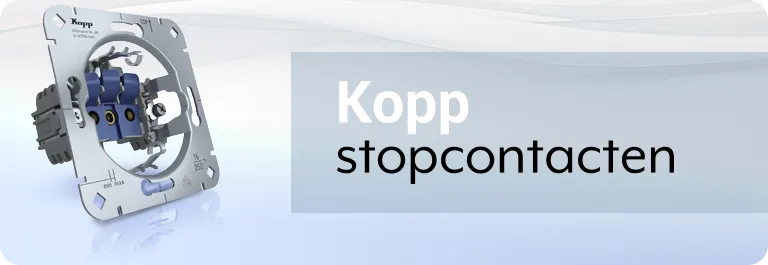 Kopp wandcontactdozen (stopcontacten)