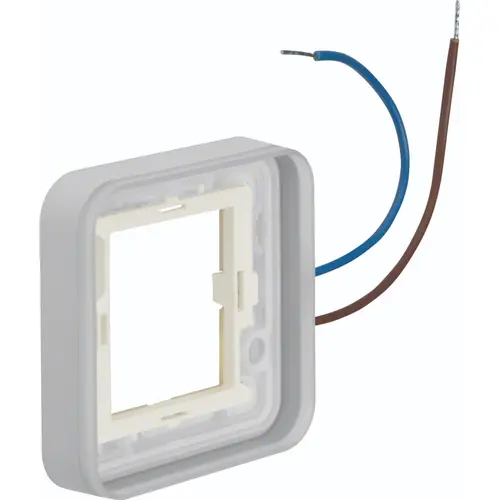 Hager Berker WNA698 W1 verlicht afdekraam 1-voudig blauw 12-24V