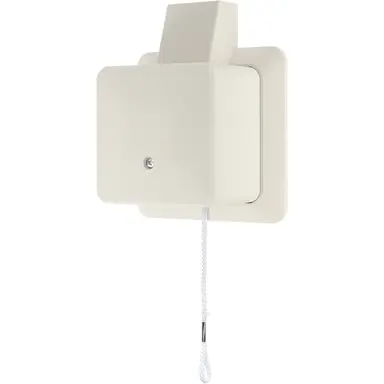 JUNG 606 ZA SM opbouw trek wisselschakelaar 10A met montageplaat en kabelinvoer AP600 creme