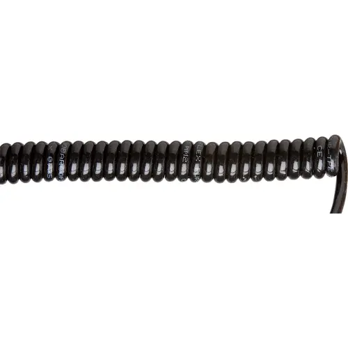 Jobarco 0205631 spiraalsnoer 3 x 1,5mm² rustlengte 50cm werklengte 200cm