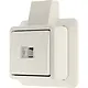 JUNG 631 A SM opbouw impulsdrukker 1-polig maakcontact AP600 creme
