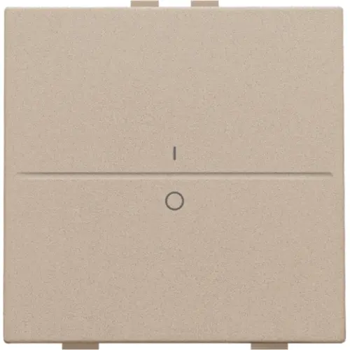 Niko 157-00002 enkelvoudige toets met opdruk 1-0 voor draadloze schakelaar met twee toetsen champagne coated