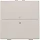 Niko 102-00002 enkelvoudige toets met opdruk 1-0 voor draadloze schakelaar met twee toetsen light grey