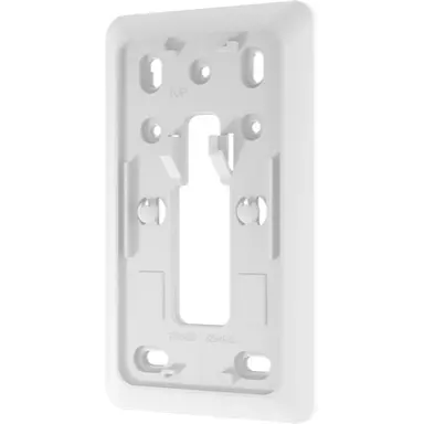 JUNG 329-676 WW 2-voudige montageplaat voor combinatie schakelaar/wandcontactdoos AP600 alpine wit