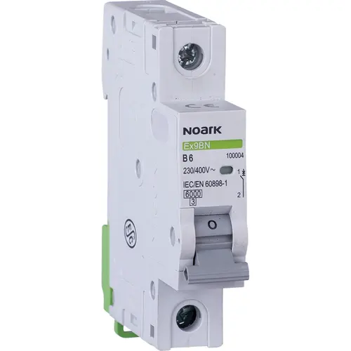 Noark EX9BN 1P B10 installatieautomaat 1p 10A B-karakteristiek 6kA