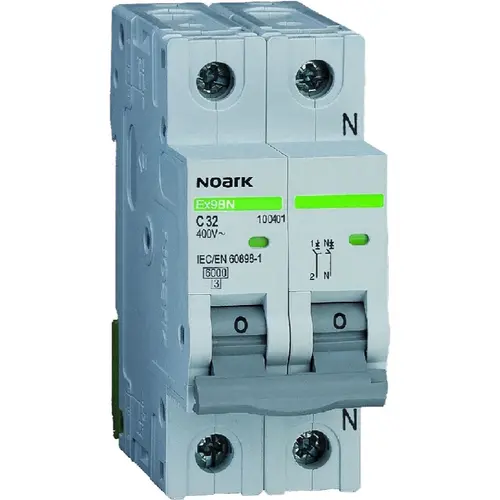 Noark EX9BN 1PN B6 installatieautomaat 1p+N 6A B-karakteristiek 6kA