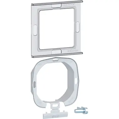 Hager Berker WAA1103 transparante afdichtingsset voor sleutelschakelaar/impulsdrukker serie A1/A8/C1/C8