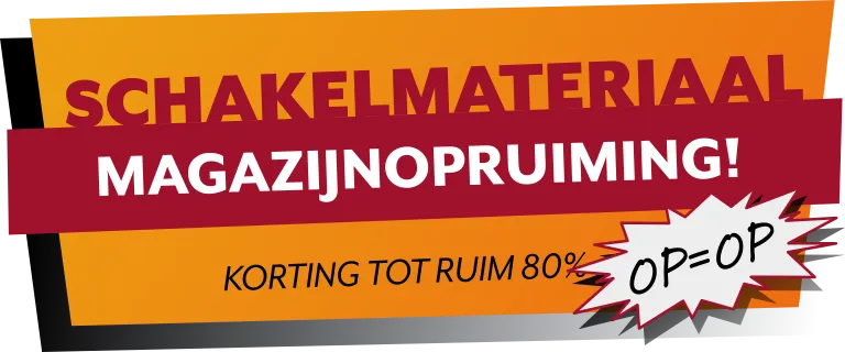 Opruiming schakelmateriaal