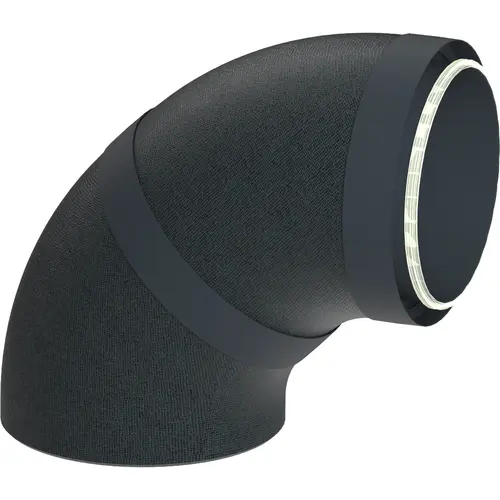 Duco 0000-4910 isobocht 90° met koppelstuk d180 grijs