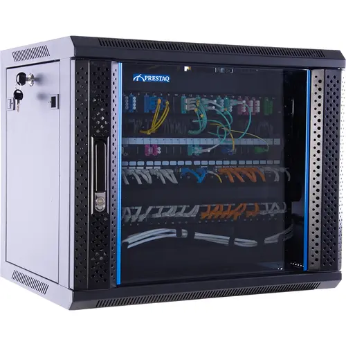 Grayle 12.2206002 6U Wandkast Prestaq D450xB600 rook-glazen deur