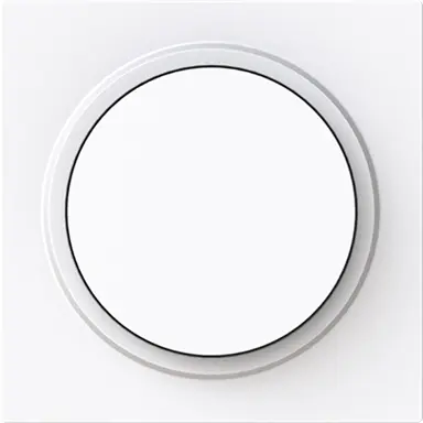 Busch-Jaeger 6540-44G-102 dimmerknop draai/drukdimmer Art Linear studiowit glans
