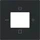 Busch-Jaeger 8252-45M-101 centraalplaat tbv digitale radio Art Linear zwart mat