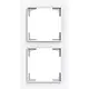 Busch-Jaeger 1722-44G afdekraam 2-voudig Art Linear studiowit glans
