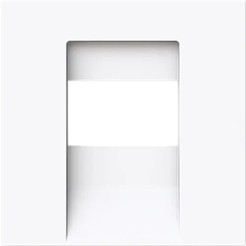 Busch-Jaeger 1766-44G centraalplaat USB / luidspreker Art Linear studiowit glans