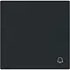 Busch-Jaeger 2520 KI-45M schakelwip symbool bel Art Linear zwart mat