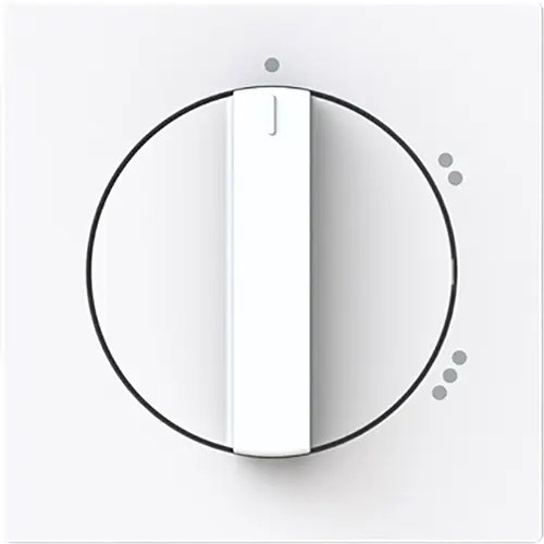 Busch-Jaeger 2542 DR/02-44G draaiknop driestandenschakelaar Art Linear studiowit glans