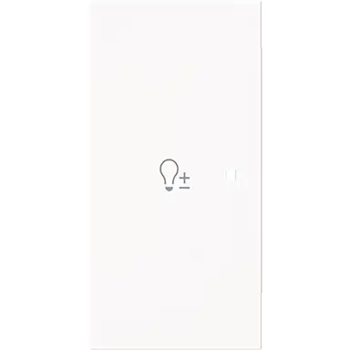 Busch-Jaeger 6234-21-44G bedieningswip links symbool dimmer tbv bedieningselement flex 2-voudig Art Linear studiowit glans