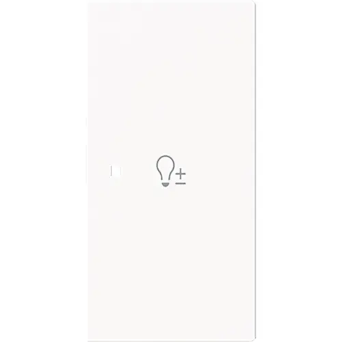 Busch-Jaeger 6234-22-44G bedieningswip rechts symbool dimmer tbv bedieningselement flex 2-voudig Art Linear studiowit glans