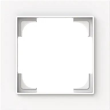 Busch-Jaeger 1721-44M afdekraam 1-voudig Art Linear studiowit mat
