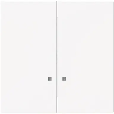 Busch-Jaeger 1785 K-44M schakelwip 2-voudig controlevenster Art Linear studiowit mat
