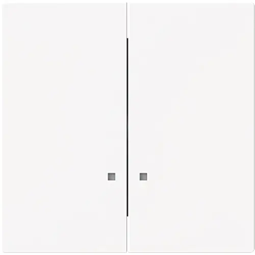 Busch-Jaeger 1785 K-44M schakelwip 2-voudig controlevenster Art Linear studiowit mat