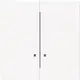 Busch-Jaeger 1785 K-44M schakelwip 2-voudig controlevenster Art Linear studiowit mat
