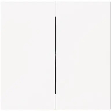 Busch-Jaeger 1785-44M schakelwip 2-voudig Art Linear studiowit mat