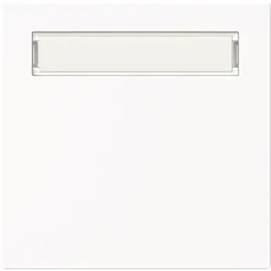 Busch-Jaeger 1764 N-44M schakelwip met tekstkader Art Linear studiowit mat