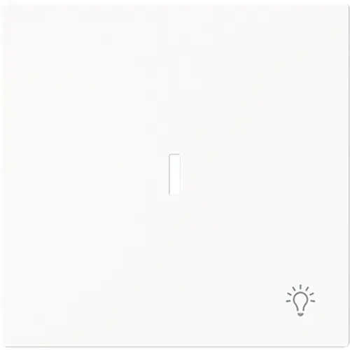 Busch-Jaeger 1789 LI-44M schakelwip met controlevenster en symbool licht Art Linear studiowit mat