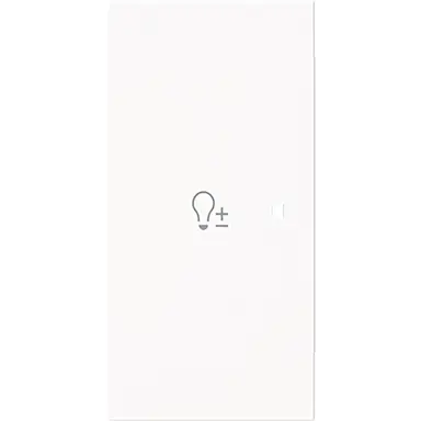 Busch-Jaeger 6234-21-44M bedieningswip links symbool dimmer tbv bedieningselement flex 2-voudig Art Linear studiowit mat