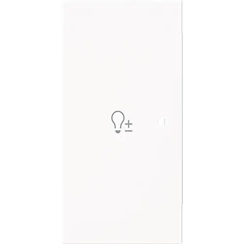 Busch-Jaeger 6234-21-44M bedieningswip links symbool dimmer tbv bedieningselement flex 2-voudig Art Linear studiowit mat