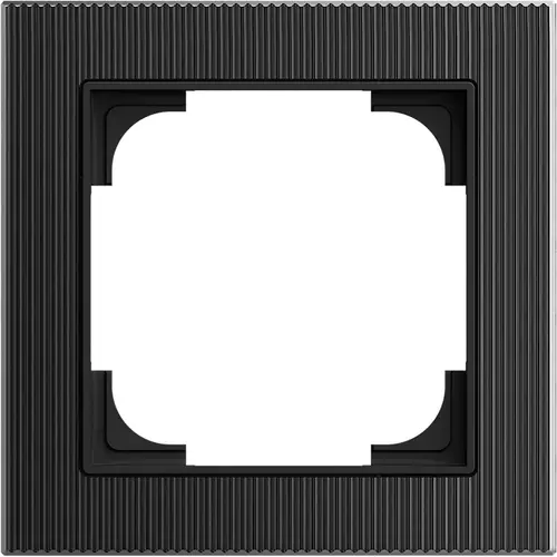 Busch-Jaeger 1721-4025 afdekraam 1-voudig Art Linear glas zwart