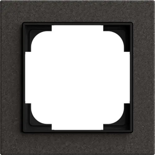 Busch-Jaeger 1721-4045 afdekraam 1-voudig Art Linear papier zwart